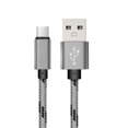 thumbnail image 2 of Methold Cable de carga Micro USB 3A (máx.) 1/2M tipo C Cable de datos de carga rápida Cable de carga tejido de nailon para Cable Teléfono y Comunicación Gris 1 metro, 2 of 6