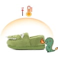 thumbnail image 2 of Girls Boys Home Slippers Warm Dinosaur House Slippers For Toddler Fur Lined Winter Indoor shoes, 2 of 7