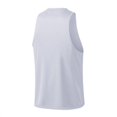 thumbnail image 2 of Men Sleeveless Loose Sports Vest Fitness Running Basketball Training Cemented Breathable Speed Dry Top Sports T-shirt,White, 2 of 3