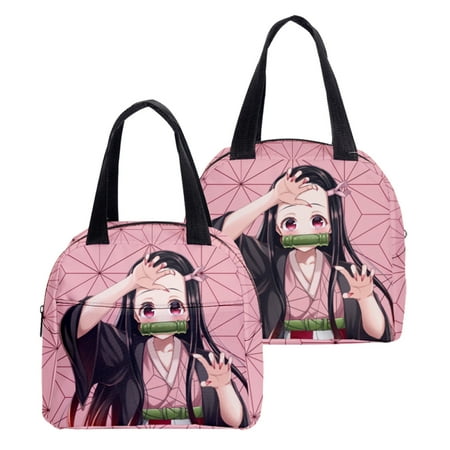 

Demon Slayer Kimetsu No Yaiba Thermal Cooler Lunch Box Women Children #10
