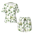thumbnail image 4 of Picia St Patrick's Day3 Pajamas Sets for Women Soft Short-Sleeved Pjs with Lounge Shorts Two Piece Sleepwear-3X-Large, 4 of 9