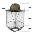 thumbnail image 3 of Sombrero Gorro repelente de mosquitos, gorro de apicultura, gorro de pesca de malla, protección faci W.P.E Sombrero, 3 of 7