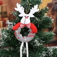 thumbnail image 4 of CREATITOY Christmas Ribbon Decoration (78.74 Inches) Round Old Man Snowman Bells Hanging Ornaments for Christmas Tree Xmas Family Party Decorations, 4 of 6