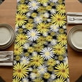 thumbnail image 5 of Table Runners 72 Inches Long Dress Scarves, Farmhouse Daisy Farmhouse Kitchen/Dining Table Runner, Coffee Tablerunners, Spring Watercolor Yellow White Floral 16x72 Inch, 5 of 9