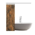 thumbnail image 2 of ARTJIA Mosaic Lora Warm Brown Bathroom Waterproof Fabric Shower Curtain 60x72 inches, 2 of 2