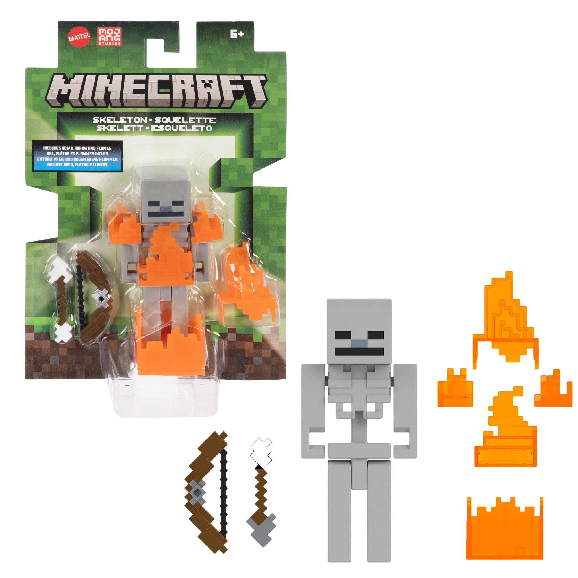 Minecraft Overworld Playset with 1 Action Figure & 10