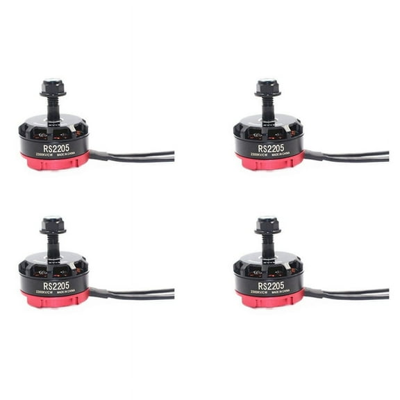 4X RC RS2205 2205 2300KV Brushless Motor for 2-6S 20A/30A/40A ESC FPV RC QAV250 X210 Racing Drone Multicopter(CW)