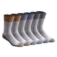 thumbnail image 2 of Dickies Hommes Dri-tech Humidity Control Crew Chaussettes Multipack, Bloc de Couleur Assorti (6 Paires), Taille de Chaussure: 6-12, 2 of 9