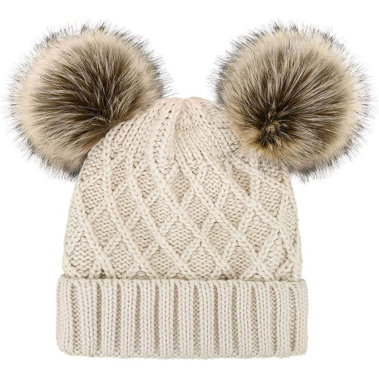Pom Beanie Amazon Beanie Hat Arctic Paw Women Winter Cable