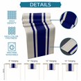 thumbnail image 6 of Navy Blue Stripes Table Runner 70 Inches, Geometric Vintage Country Simple Bed Runner Dresser Scarves Tabletop for Indoor Outdoor Parties/Ceremony/Banquet, 13" x 70", 6 of 9