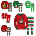 thumbnail image 2 of Conjunto de pijamas de algodón para niños y niñas, ropa de dormir de manga larga, de buena calidad, para Navidad, novedad, 2 of 4