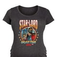 thumbnail image 3 of Marvel Guardians of the Galaxy - Star Lord Band Tee Style - Maternity Scoop Neck Graphic T-Shirt, 3 of 5