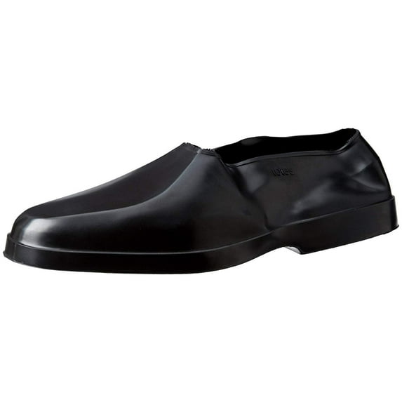 Totes Mens Loafer Style Rubber Overshoes Rubber Closed Toe Slip On Slippers