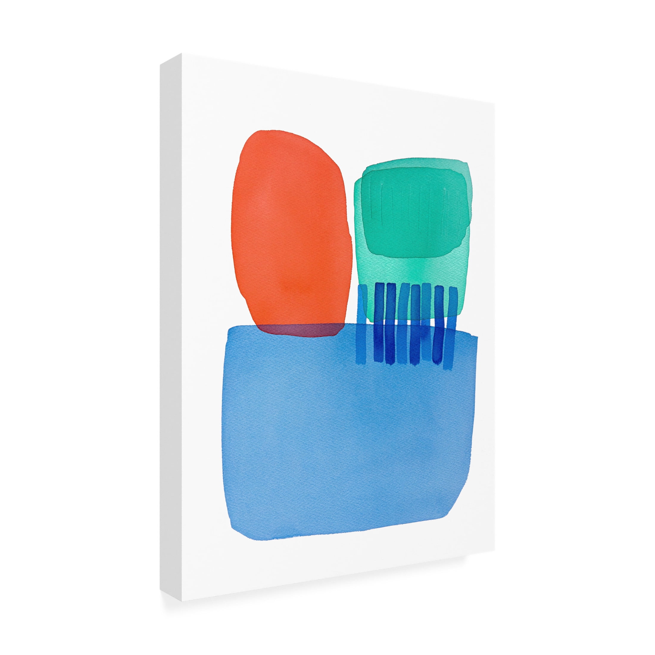 Canvas Wall Art - Simone Christen 'Helen At The Lido IV' Wall Art for Living Room, Bedroom, or Office Décor by Trademark Fine Art - 24 x 32 Inches
