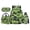 Green Tractor, variant on Yuyamidu Green Tractor 4Pcs School Backpack Set for Boys Girls Preschool Kindergarten Primary Students Kids Shoulder Bag with Lunch Bag, Pencil Case & Water Bottle Bag