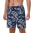 thumbnail image 1 of Balery Dragon Bañador para hombre, shorts de playa de secado rápido con entrepierna y forro de compresión-X-Large, 1 of 6