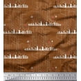 thumbnail image 1 of Soimoi Cotton Voile Fabric Monuments Shirting Print Fabric by The Yard 56 Inch Wide, 1 of 1