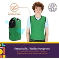 thumbnail image 5 of Special Supplies Compression Vest for Kids – Deep Pressure Comfort, Breathable Sensory Wrap for School and Travel – Adjustable Side Straps (Green, Large), 5 of 10