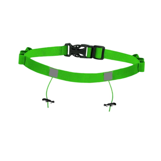 harper Adjustable Race Number Belt with Bib Holder Versatile Triathlon Running Belt for green