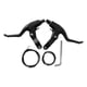thumbnail image 3 of Juego de palanca de freno de bicicleta con cables de freno para bicicletas plegables ligeras Negro, 3 of 9