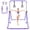 Purple, variant on Purple Steel Children's Horizontal Gymnastic Bar - 34.8 to 51 in Adjustable Height for Home Exercise and Skill Development