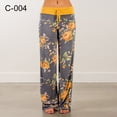 thumbnail image 2 of RWJDXD Pantalon de Plage Ample et Confortable pour Femmes, Imprimé Floral, Grand, Mode Été, 2 of 7