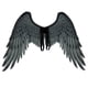 thumbnail image 4 of Bewildely Halloween 3D grandes alas de ángel Prop Hada no tejido decoración de vacaciones suministros de fiesta con correas elásticas accesorios Kits de decoración para fiestas Negro Bewildely HA043399-01, 4 of 6