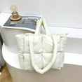 thumbnail image 4 of Sonducket Bolso de hombro acolchado versátil para mujer, práctico y elegante, acolchado, difuso, de alta capacidad, para axilas Bolsas de mensajero y de hombro Rosa, 4 of 6