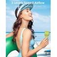 thumbnail image 7 of AiYchen Handheld Fan, 3-Speed, USB-C Rechargeable, Enhanced Airflow, Portable Pocket Fan, Green, 7 of 7