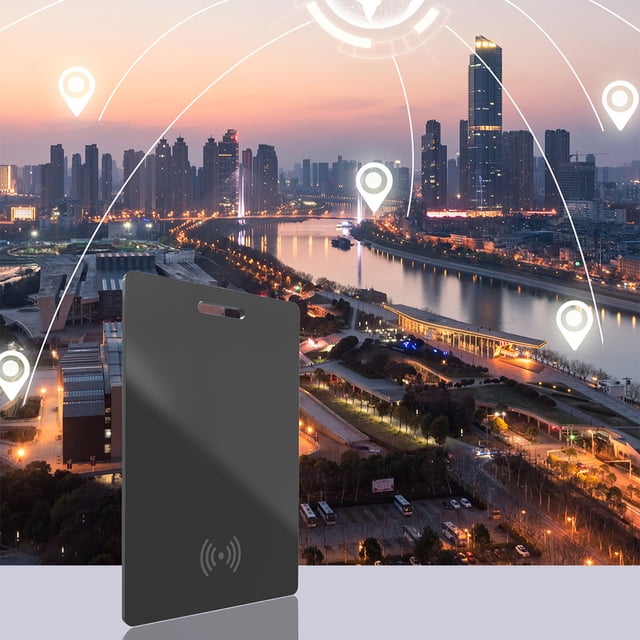 maskred Small And Convenient Card Loss-proof Locator Lightweight And Easy To Fit Into Wallet Lost Mode black