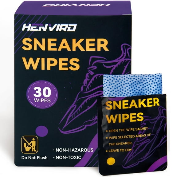 Shoe and Sneaker Cleaner Wipes - Shoe Cleaner, Shoe Cleaning Kit, Sneaker Cleaner, Shoe Cleaning Wipes, 30 Packs