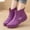 Purple, variant on Women's Ankle Rain Boots Waterproof Non-Slip Round Toe Slip on Short Wellies Comfortable Chelsea Rain Boots for Outdoor Beige 7(39)