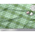 thumbnail image 3 of Soimoi Polyester Crepe Fabric Window Pane Check Printed Fabric 1 Yard 42 Inch Wide, 3 of 3
