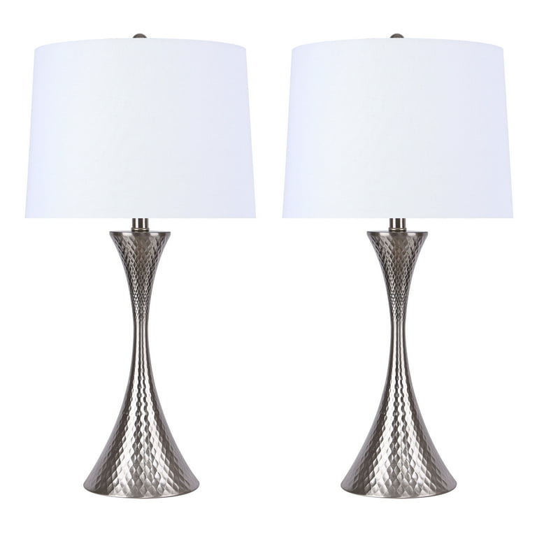 Brushed nickel hotsell table lamps walmart