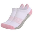 thumbnail image 3 of Toes Home No Show Socks Womens Unisex Ankle Socks - 6 Pack No Show Socks for Women & Men with Heel Tab Breathable for Sports Work M, 3 of 3