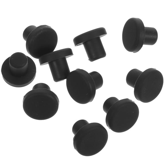 10 pcs T Shape Rubber Hole Plugs Sealing Stopper Rubber Seals