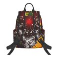 thumbnail image 2 of Balery Wolf With Wildflowers Lightweight Backpack for Men and Women - Durable and Water-Resistant, Ideal for School, Work, Travel, and Everyday Use, 2 of 9