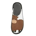 thumbnail image 3 of IAUYY Memory Foam House Slippers Suitable for Both Men and Women. Comfortable, Anti-Slip Plush Flat-Bottomed Slippers The Best Holiday Gift Standing with A Smile, 3 of 9