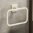 thumbnail image 3 of Squares Towel Storage Rack Wall Mounted No Drill Bathroom Organizer, Heavy-Duty Plastic Towel Hook for Bathroom Kitchen, Multi-Functional Space Saving Design, 3 of 6