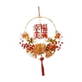 thumbnail image 3 of Corona luminosa de Año Nuevo, decoración de Año Nuevo Lunar, colgante, decoración artificial para el hogar Estilo A, 3 of 9
