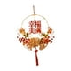 thumbnail image 3 of Corona de Año Nuevo Chino Luminosa con Flores Artificiales Decorativas Simulación Roja Estilo A, 3 of 9