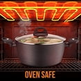 thumbnail image 5 of NutriChef Cooking Pot Lid - See-Through Tempered Glass Lids (Works with Model: NCCW12S), 5 of 7