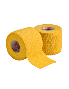 Mueller Tear-Light Tape, Gold, 2" x 7.5 yd, Stretched 24 rolls/cs - Latex Free