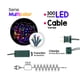 thumbnail image 3 of Serie de Luces La Merced Decorativa Navideña Destellos Luz Led Multicolor Foco Tipo V3 Cable 9 m, 3 of 6