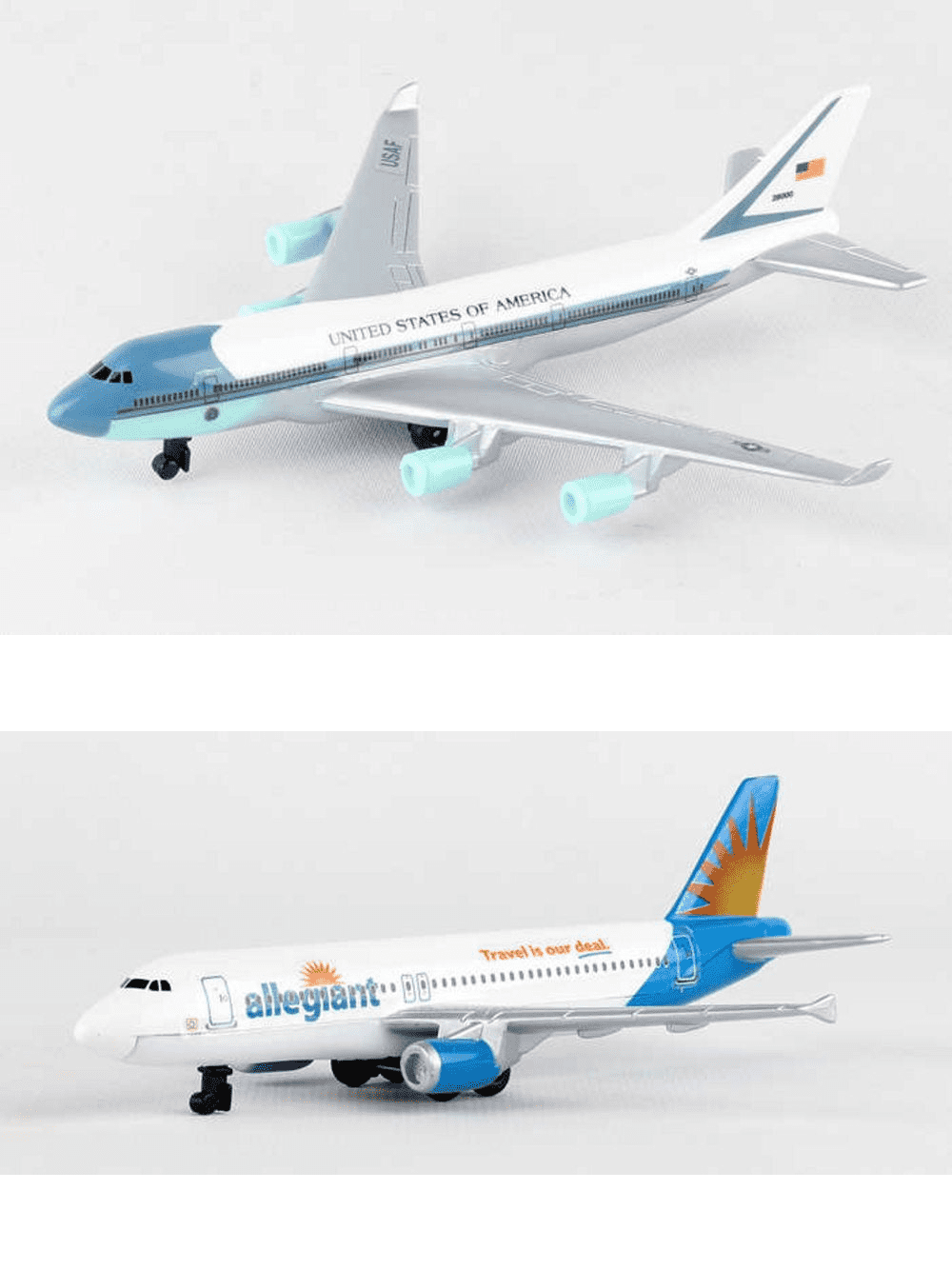 allegiant toy airplane