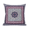 thumbnail image 6 of Holy Tie Die Flower Suede Zippered Pillow with Insert in Gray Orange 16 x 16, 6 of 7