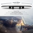 thumbnail image 3 of GHSDFBB Universal 12 Inch Interior Clip On Panoramic Rearview Mirror, Anti Glare, Clear Tint, Wide Angle Mirror, Car Mirror, Extended Rear View Mirror for Car, Rear View Mirror Accessory, 3 of 7