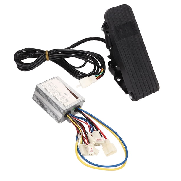 Kit de acelerador de pie con controlador de bicicleta eléctrica, 24 V, 350 W, controlador W de dos velocidades, kit de acelerador de pie, controlador de dos velocidades, kit de acelerador de pedal, funcionalidad de alta precisión