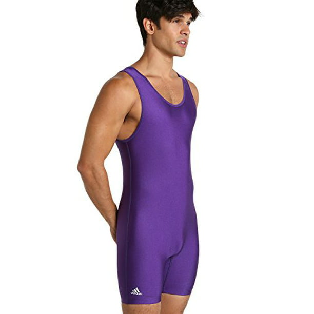 Adidas aS101s Lycra Solid Wrestling Purple, Youth - Walmart.com