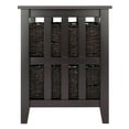 thumbnail image 3 of Winsome Morris Accent Table, 2 Foldable Chocolate Corn Husk Baskets, Espresso Finish, 3 of 3
